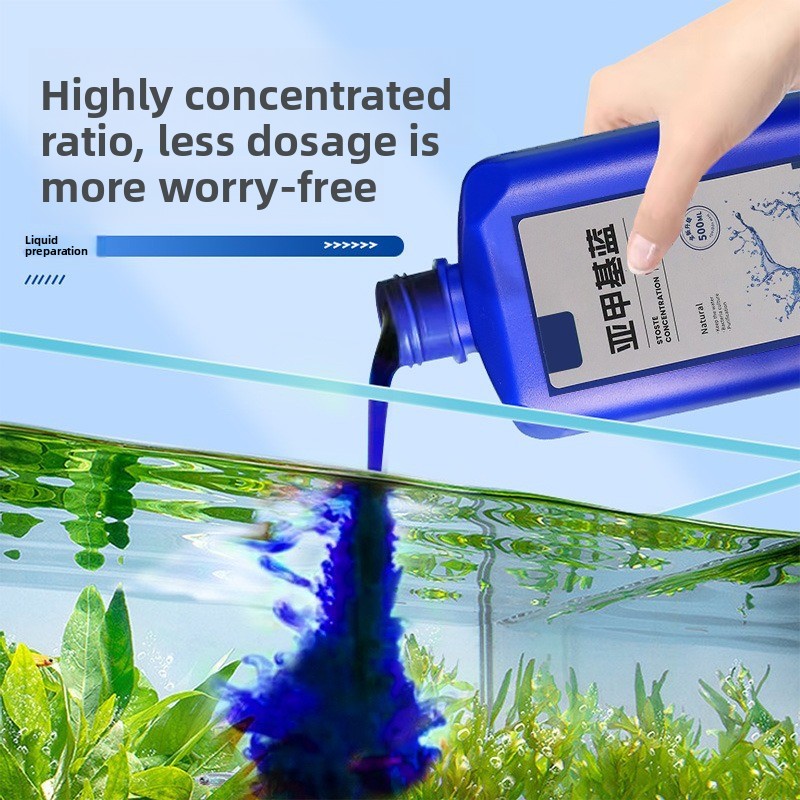 Aquarium Marine Salt - 200ml/500ml Methylene Blue Concentrate for Aquarium