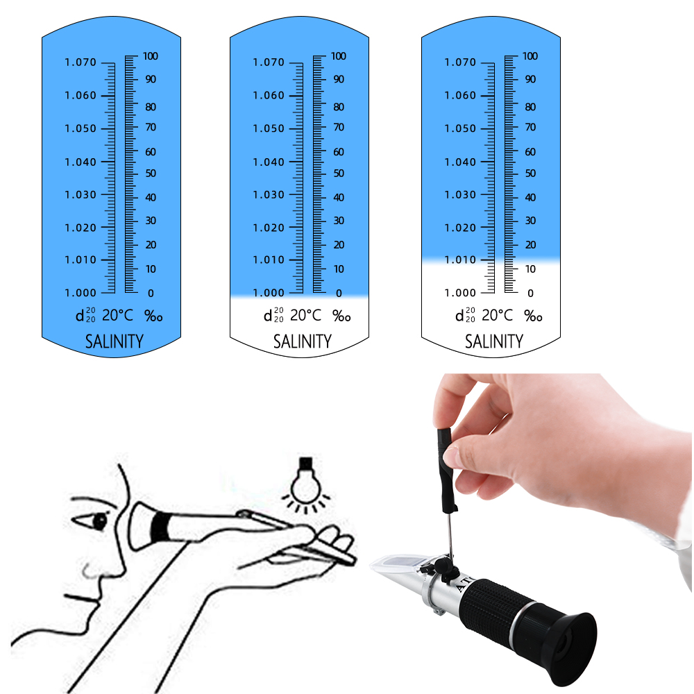 Salinity Refractometer 0-10% 1 - Aquarium Marine Salt recensione e prezzo