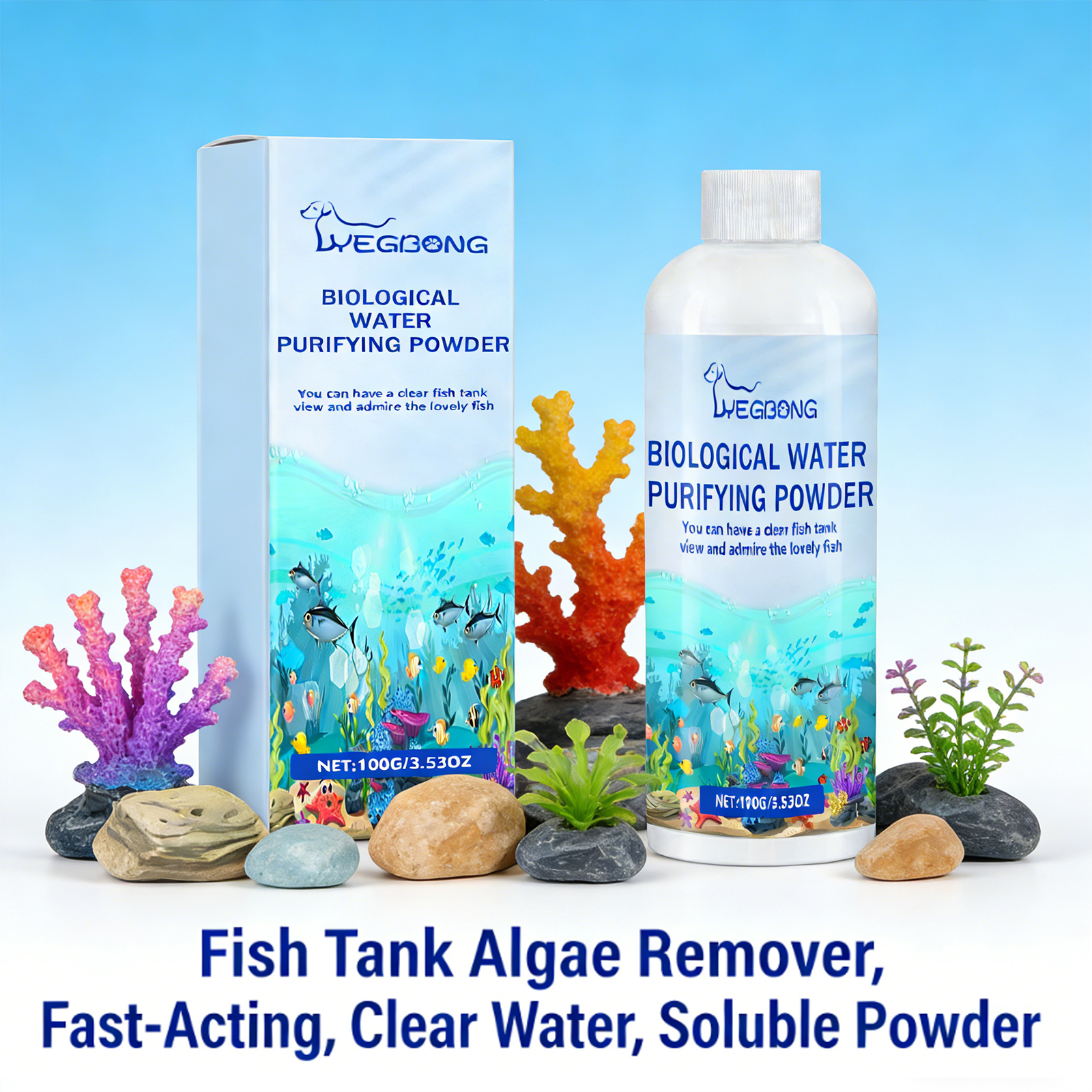 Fish Tank Water Purifier Powde - Aquarium Marine Salt recensione e prezzo