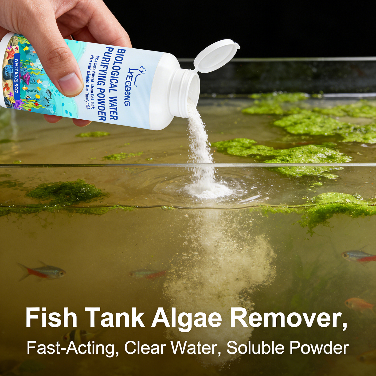 Fish Tank Water Purifier Powde - Aquarium Marine Salt recensione e prezzo